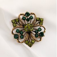 XSB224 - Hollow Floral Saree Brooch